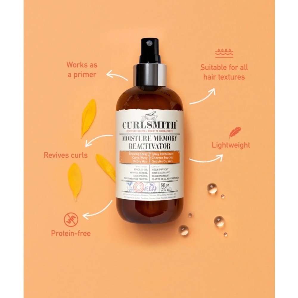 3/$10 CURLSMITH MOISTURE MEMORY REACTIVATOR - Picture 4 of 8